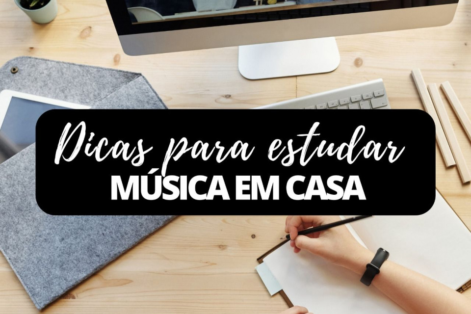 Imagem Dicas para estudar música em casa