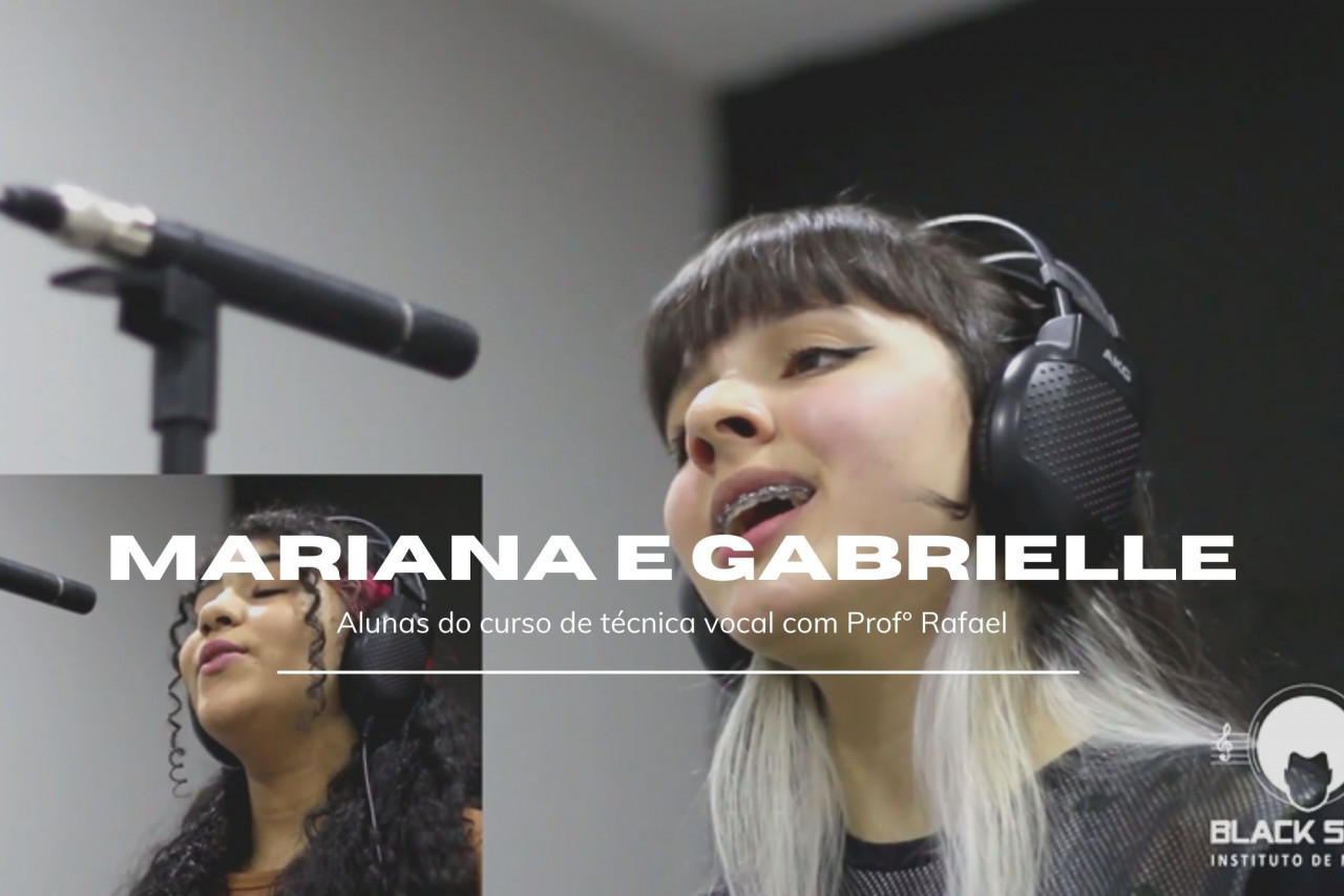 Imagem Alunas Mariana e Gabrielle