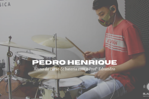 Imagem Aluno de bateria Pedro