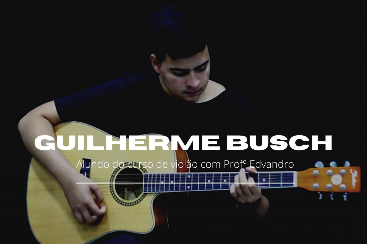 Imagem Aluno de violão Guilherme Busch